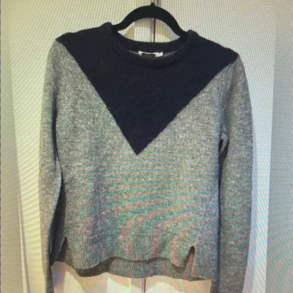 A.L.C. Charcoal and Heather Gray Sweater